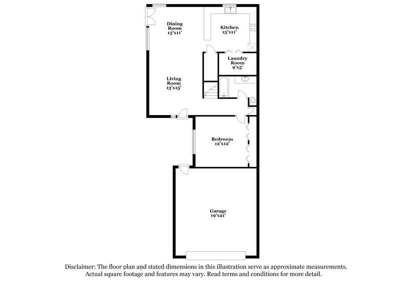 2,285/Mo, 7026 S 41st Pl Phoenix, AZ 85042 Floor Plan View 2