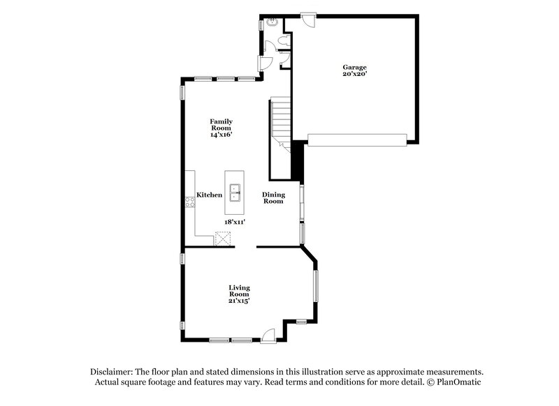 2,425/Mo, 3419 W Darien Way Phoenix, AZ 85086 Floor Plan View
