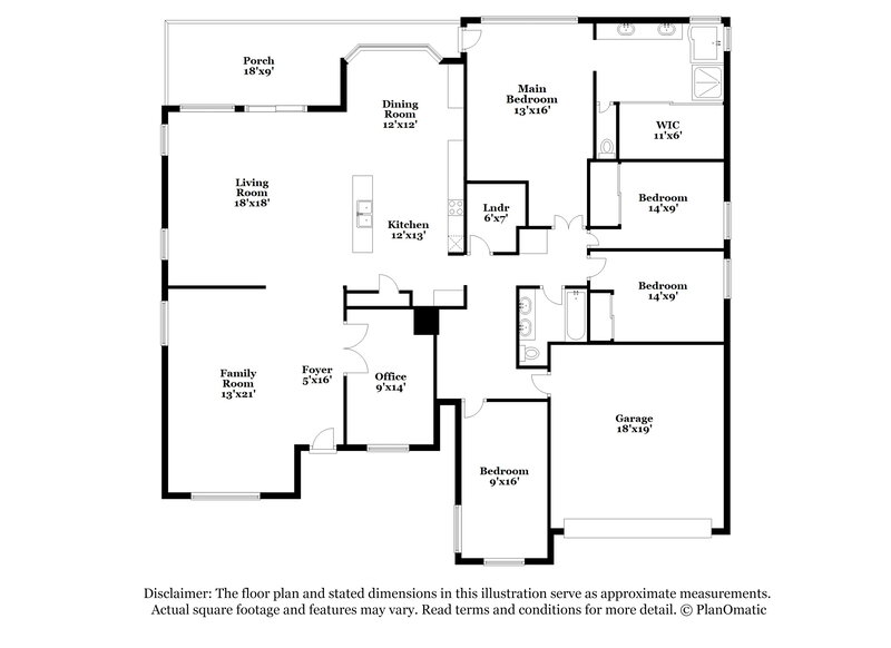 2,715/Mo, 1343 W Indigo Dr Chandler, AZ 85248 Floor Plan View
