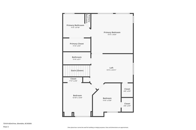 2,830/Mo, 7310 N 82nd Ave Glendale, AZ 85303 Floor Plan View