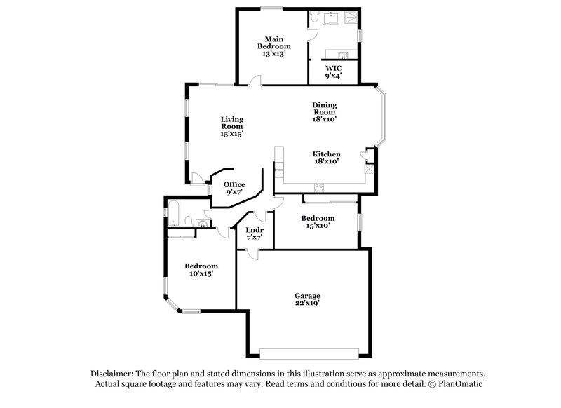 2,605/Mo, 3801 S Joshua Tree Ln Gilbert, AZ 85297 Floor Plan View