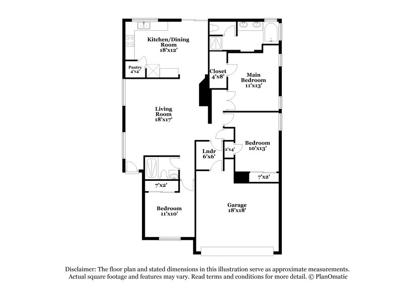 2,285/Mo, 305 N Abalone Dr Gilbert, AZ 85233 Floor Plan View