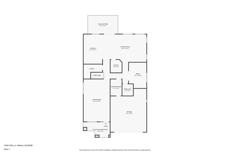 2,475/Mo, 1450 E Mia Ln Gilbert, AZ 85298 Floorplan View