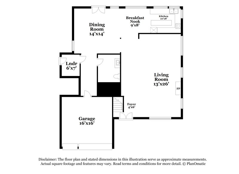 3,585/Mo, 6934 W Kristal Way Glendale, AZ 85308 Floor Plan View
