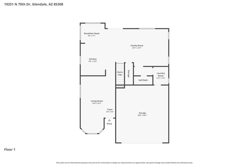 2,790/Mo, 19251 N 79th Dr Glendale, AZ 85308 Floorplan View