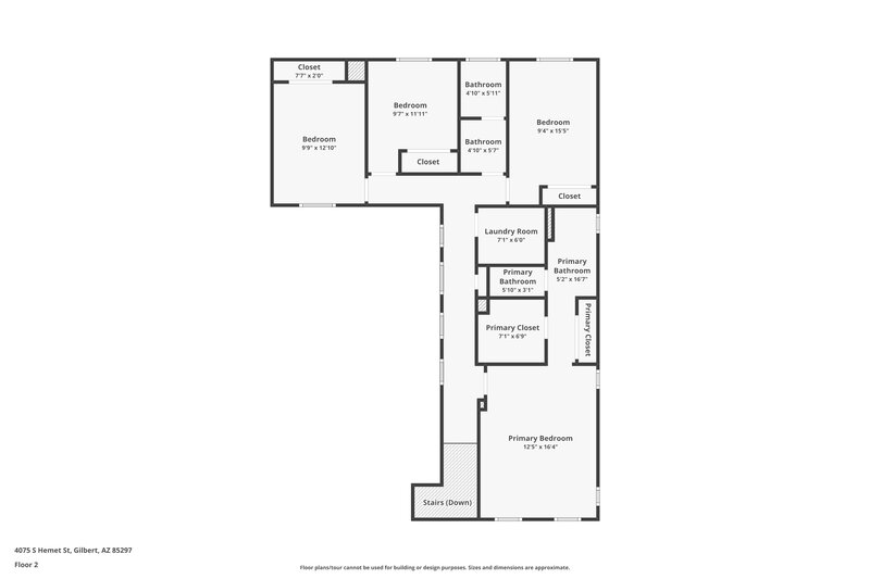 2,385/Mo, 4075 S Hemet St Gilbert, AZ 85297 Floorplan View 2