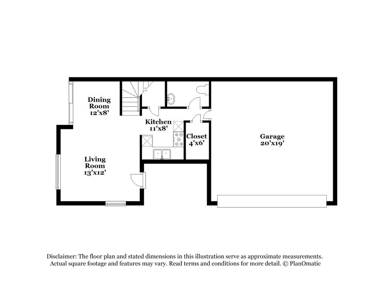 1,885/Mo, 1312 S Boulder Ct Unit B Gilbert, AZ 85296 Floor Plan View