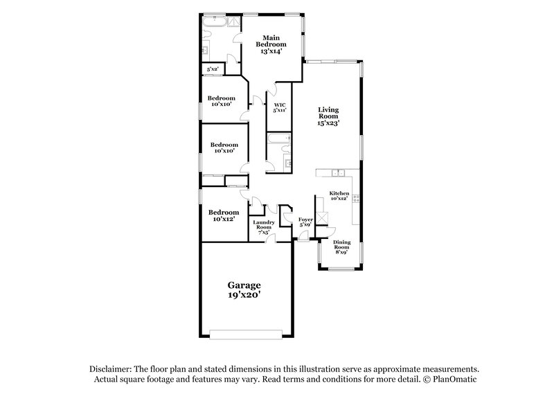 3,220/Mo, 2103 S Drexel Mesa, AZ 85209 Floorplan View