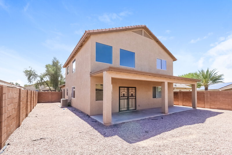 2,550/Mo, 4620 W Ellis St Laveen, AZ 85339 Rear View