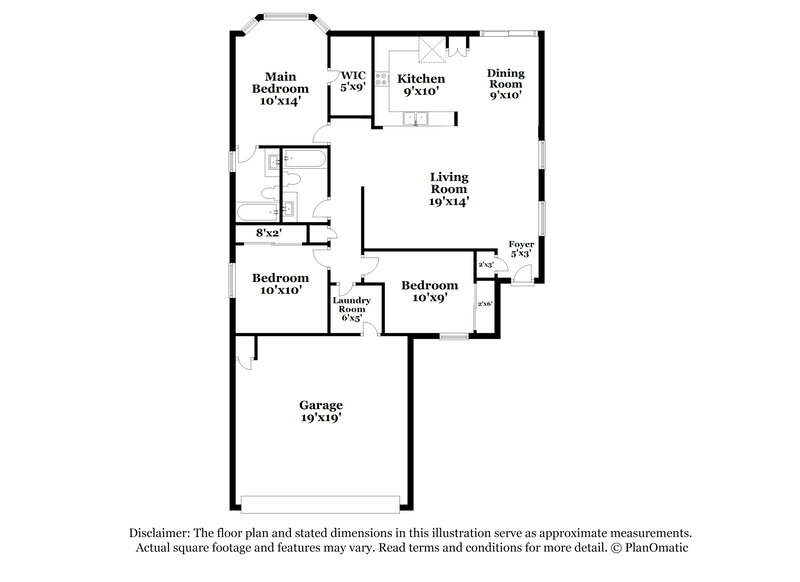 1,795/Mo, 13301 N 123rd Ln El Mirage, AZ 85335 Floor Plan View