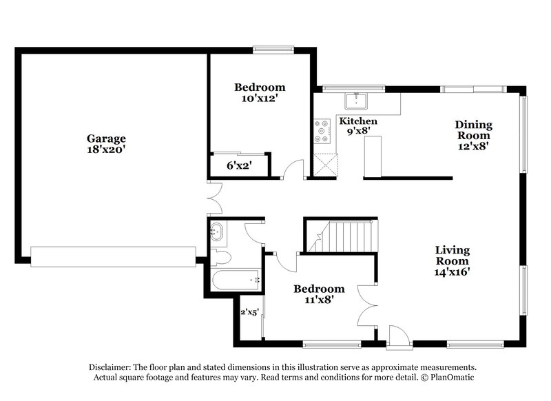 3,320/Mo, 25 W Gary Ave Gilbert, AZ 85233 Floor Plan View