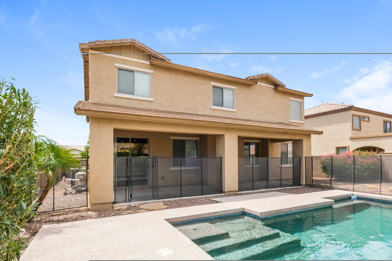 3,155/Mo, 4261 N 157th Ave Goodyear, AZ 85395 Rear View