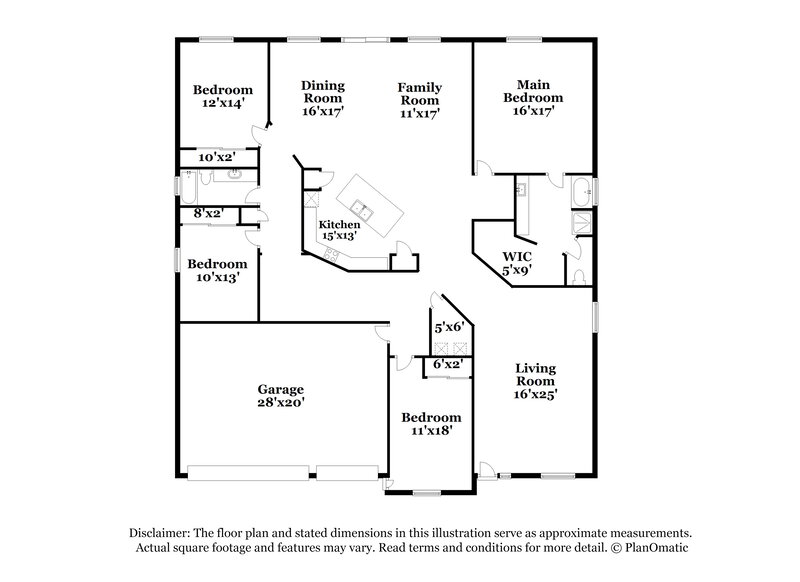 2,855/Mo, 10406 E Dolphin Ave Mesa, AZ 85208 Floor Plan View