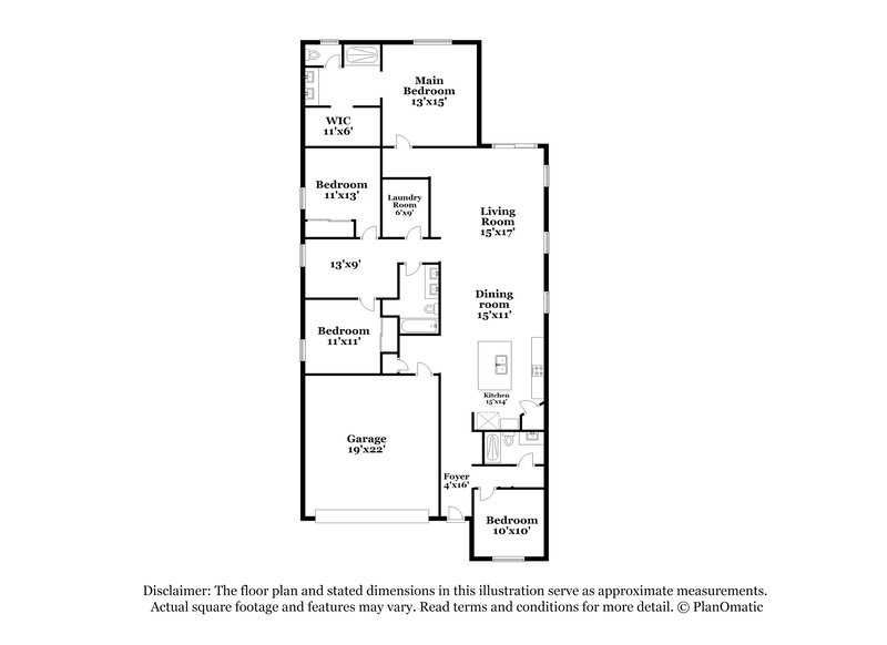 2,330/Mo, 5642 W Notch Hill Rd Laveen, AZ 85339 Floor Plan View