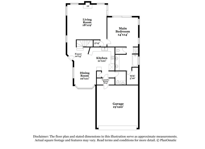 2,310/Mo, 14994 W Bottle Tree Ave Surprise, AZ 85374 Floor Plan View