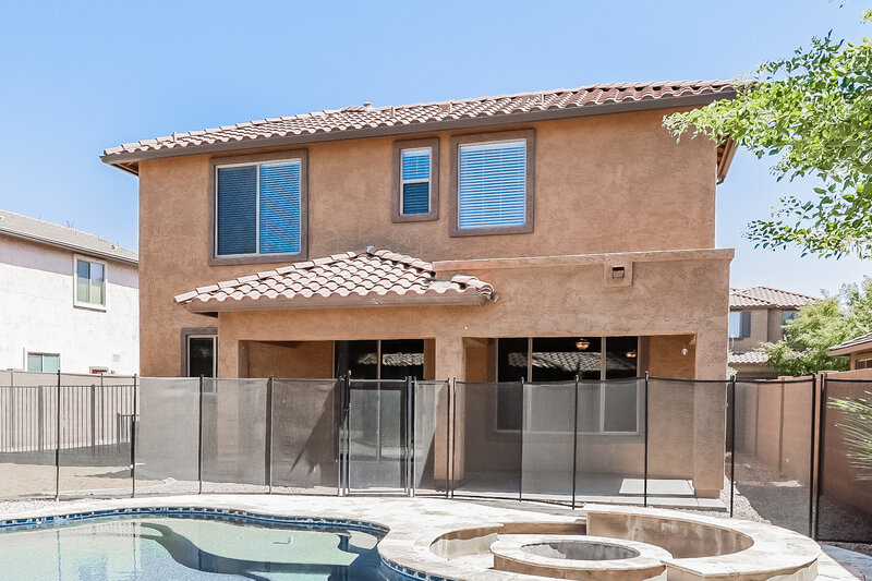 2,915/Mo, 4128 E Desert Sands Pl Chandler, AZ 85249 Rear View