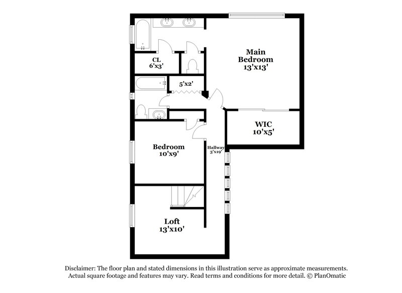 2,040/Mo, 9042 E Garnet Ave Mesa, AZ 85209 Floor Plan View