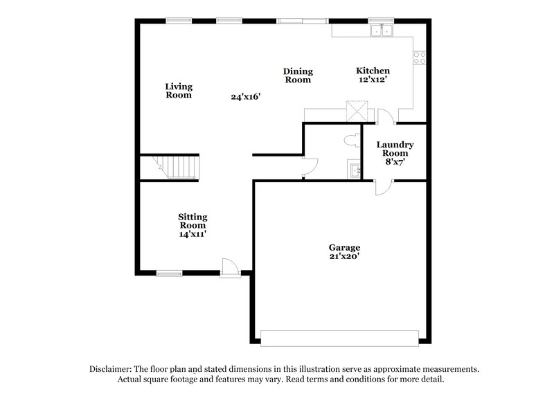 1,990/Mo, 16022 N 168th Ln Surprise, AZ 85388 Floor Plan View