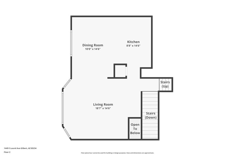2,390/Mo, 1449 E Laurel Ave Gilbert, AZ 85234 Floor Plan View 3
