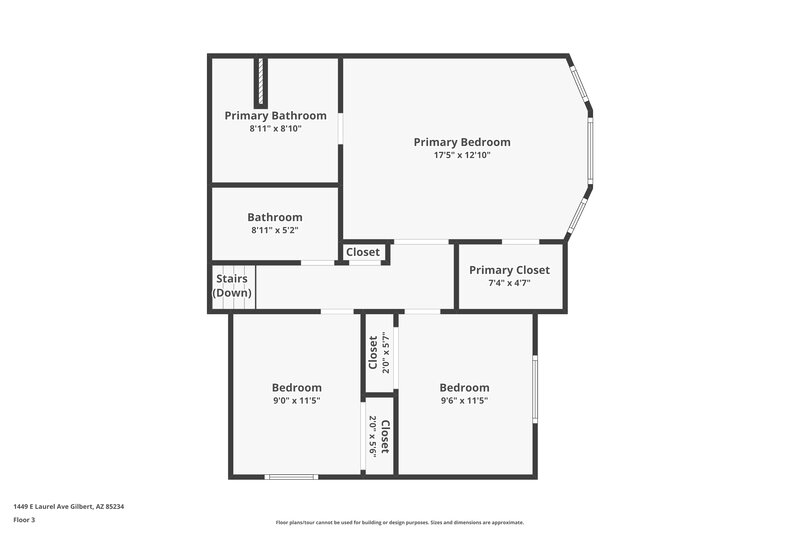 2,390/Mo, 1449 E Laurel Ave Gilbert, AZ 85234 Floor Plan View 4