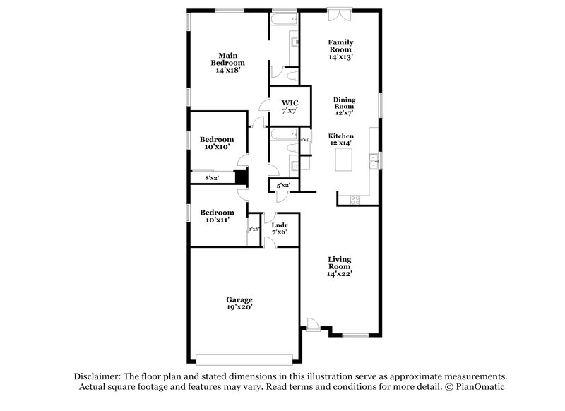 2,155/Mo, 3841 W Villa Linda Dr Glendale, AZ 85310 Floor Plan View