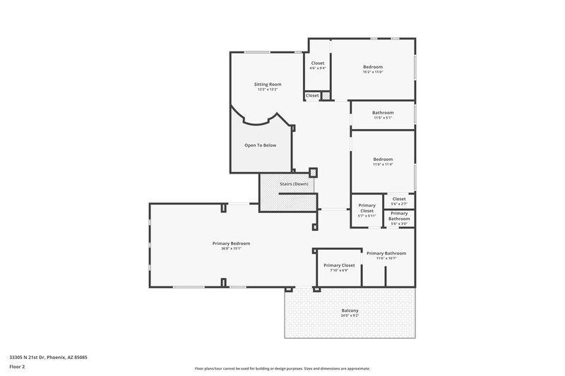 3,060/Mo, 33305 N 21st Dr Phoenix, AZ 85085 Floor Plan View 2