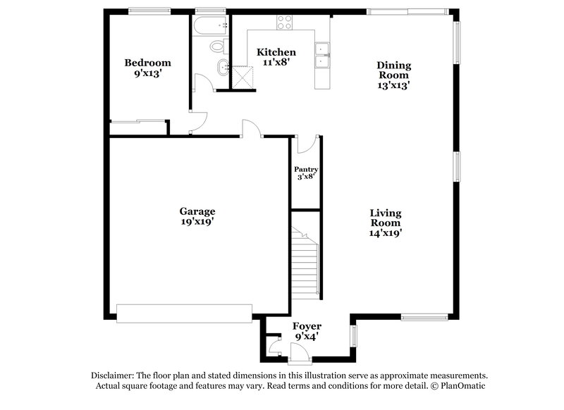 2,020/Mo, 6343 S Nash Way Chandler, AZ 85249 Floor Plan View