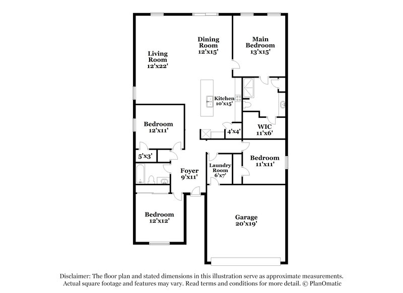 1,960/Mo, 4611 W Foldwing Dr San Tan Valley, AZ 85142 Floorplan View