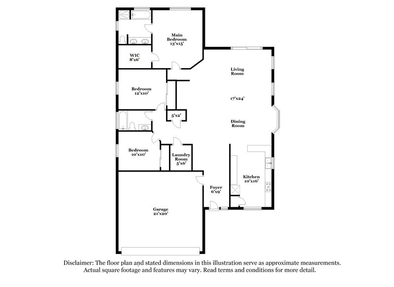 2,085/Mo, 10352 E Calypso Ave Mesa, AZ 85208 Floor Plan View