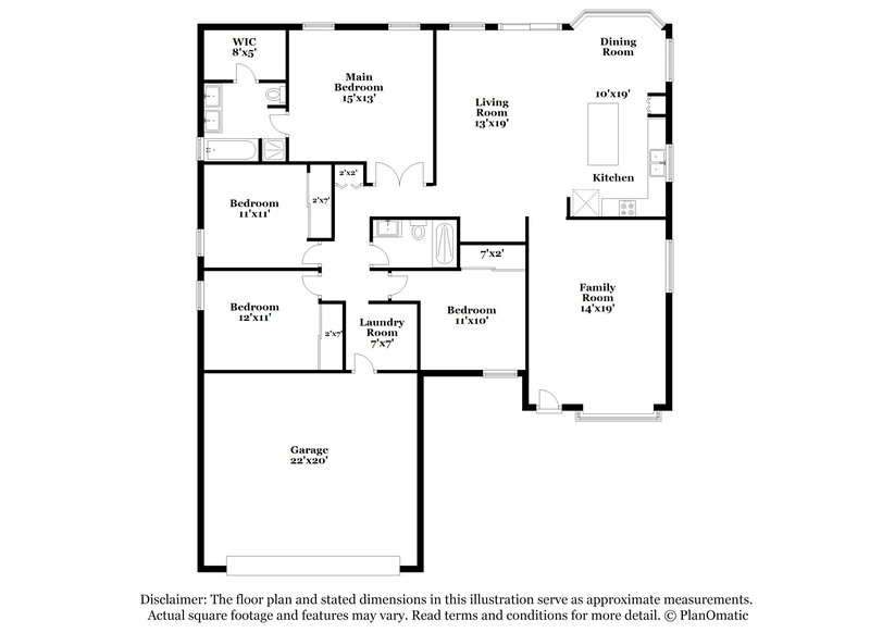 2,500/Mo, 4330 W Camino Vivaz Glendale, AZ 85310 Floor Plan View