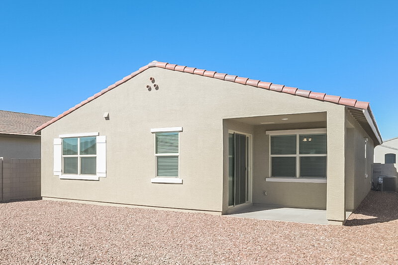 2,170/Mo, 5643 W Walatowa St Laveen, AZ 85339 Rear View