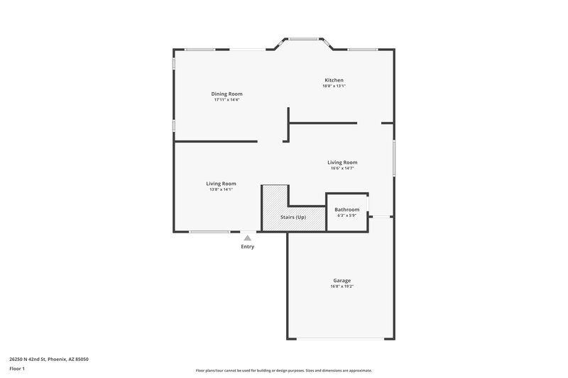 3,115/Mo, 26250 N 42nd St Phoenix, AZ 85050 Floor Plan View