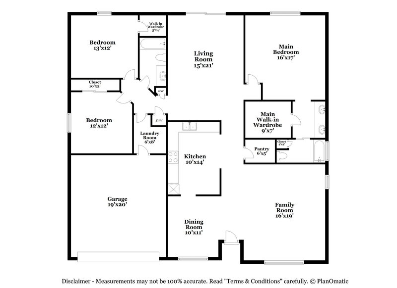 2,390/Mo, 8720 W Tuckey Ln Glendale, AZ 85305 Floor Plan View