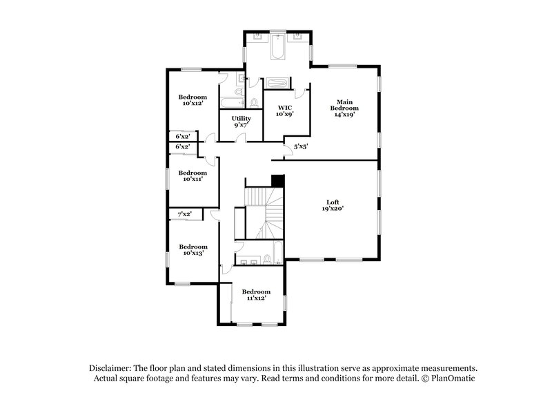 3,645/Mo, 4285 N 180th Ln Goodyear, AZ 85395 Floor Plan View