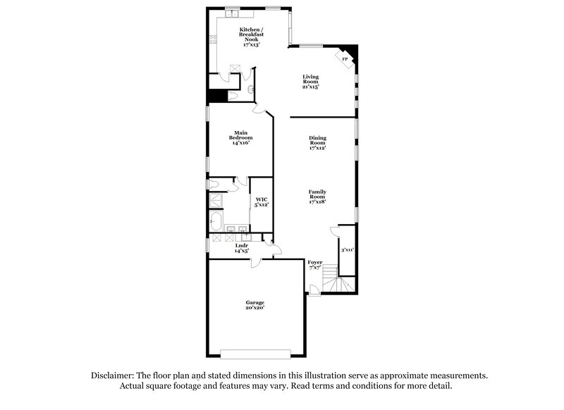 3,170/Mo, 5306 E Carol Ave Mesa, AZ 85206 Floor Plan View