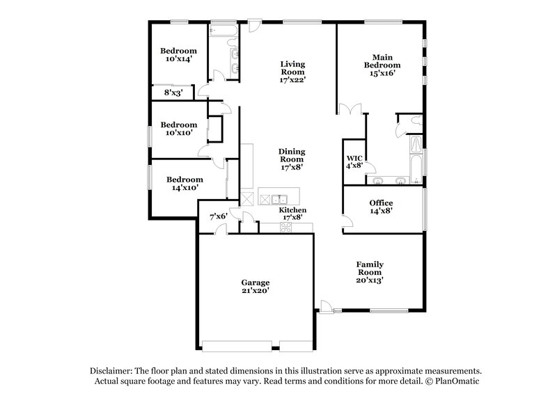 2,475/Mo, 22897 S 214th St Queen Creek, AZ 85142 Floor Plan View
