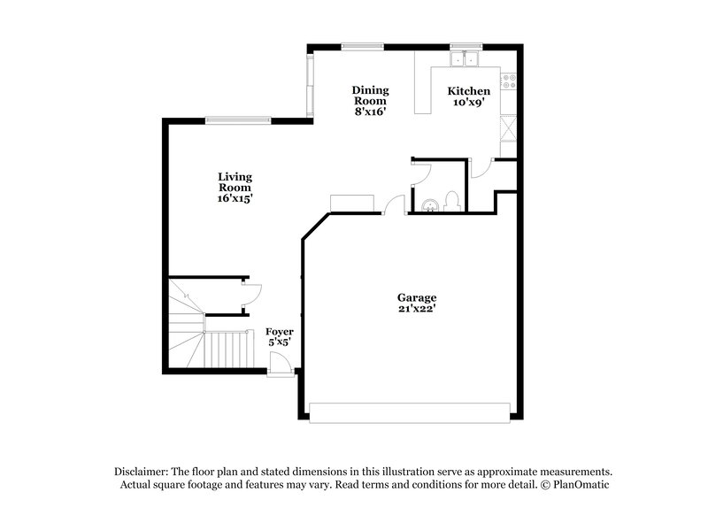 2,015/Mo, 9018 E Glade Ave Mesa, AZ 85209 Floor Plan View