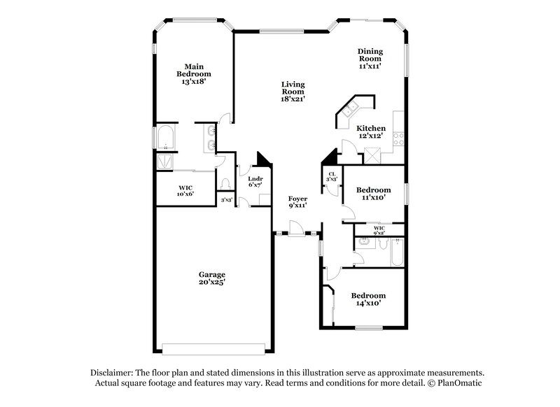 1,965/Mo, 4421 W St Kateri Dr Laveen, AZ 85339 Floor Plan View