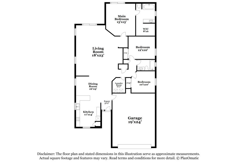 2,000/Mo, 10264 E Crescent Ave Mesa, AZ 85208 Floor Plan View