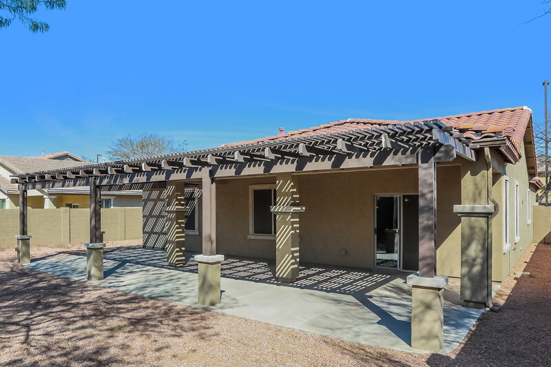 2,485/Mo, 3715 E Vallejo Dr Gilbert, AZ 85298 Rear View