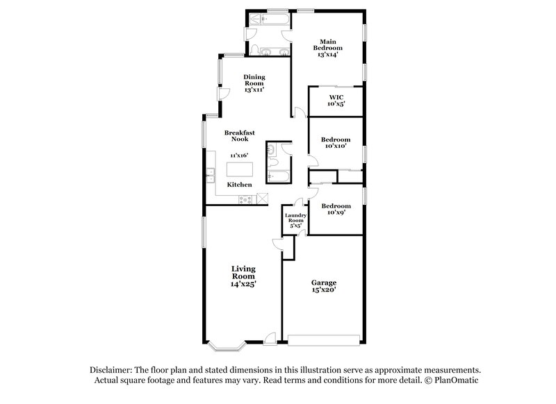 2,080/Mo, 9339 E Posada Ave Mesa, AZ 85212 Floor Plan View