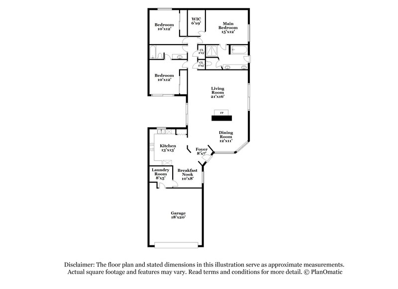 2,895/Mo, 11770 N 112th St Scottsdale, AZ 85259 Floor Plan View