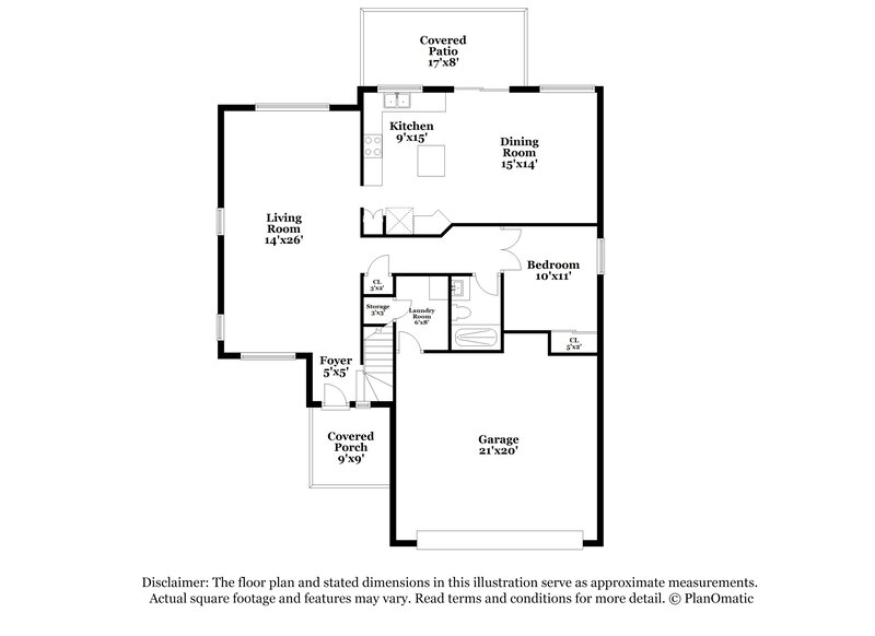 2,280/Mo, 9243 W Saint John Rd Peoria, AZ 85382 Floor Plan View