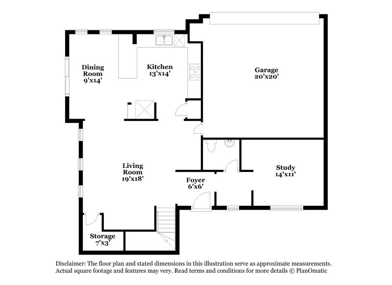 2,555/Mo, 2327 W Jake Hvn Phoenix, AZ 85085 Floor Plan View 2