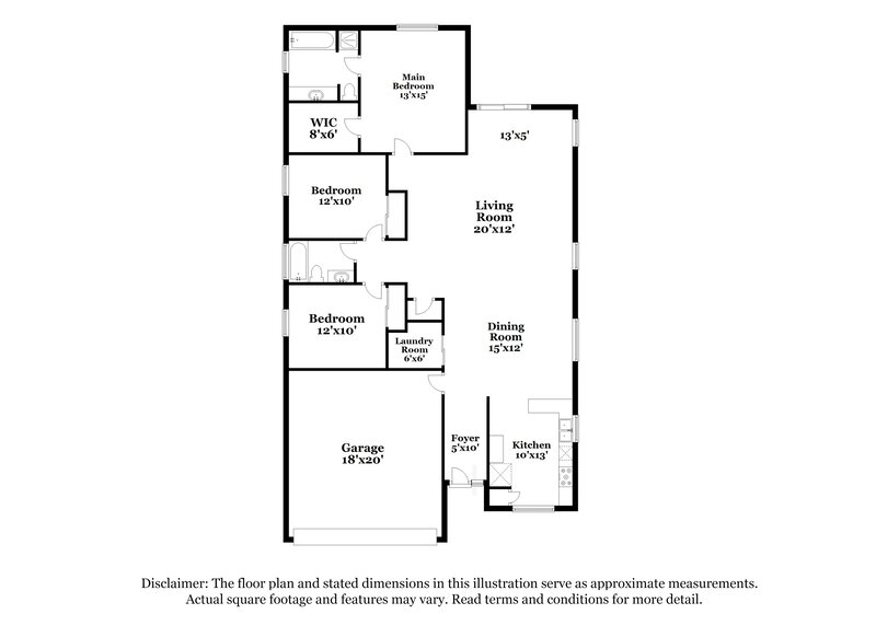 2,385/Mo, 510 N Danyell Dr Chandler, AZ 85225 Floorplan View