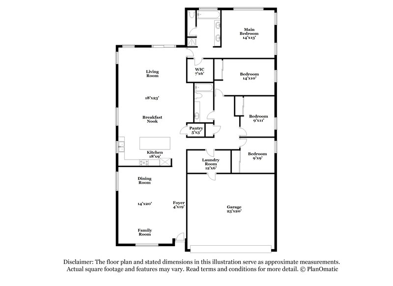 2,270/Mo, 23125 S 215th St Queen Creek, AZ 85142 Floorplan View