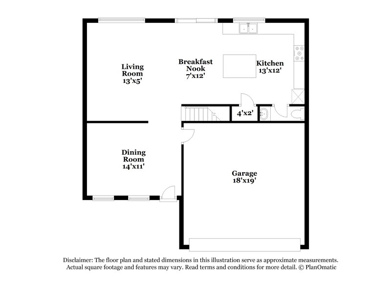 2,110/Mo, 1480 S Boulder St Unit D Gilbert, AZ 85296 Floor Plan View