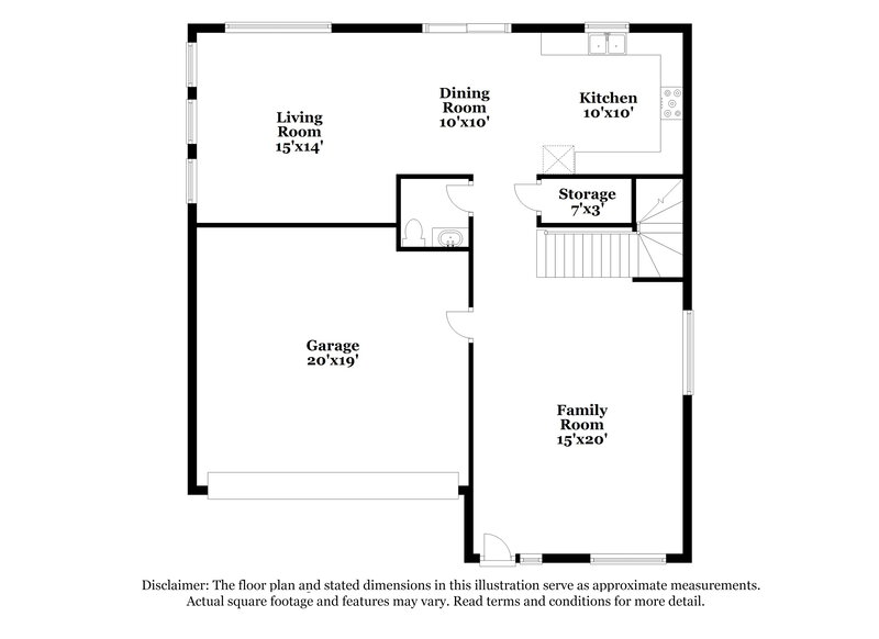 2,245/Mo, 125 N 22nd Pl Unit 117 Mesa, AZ 85213 Floorplan View