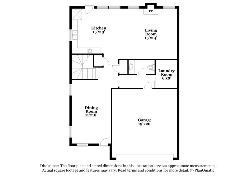 1,990/Mo, 5825 Bryanstone Pl Raleigh, NC 27610 Floor Plan View