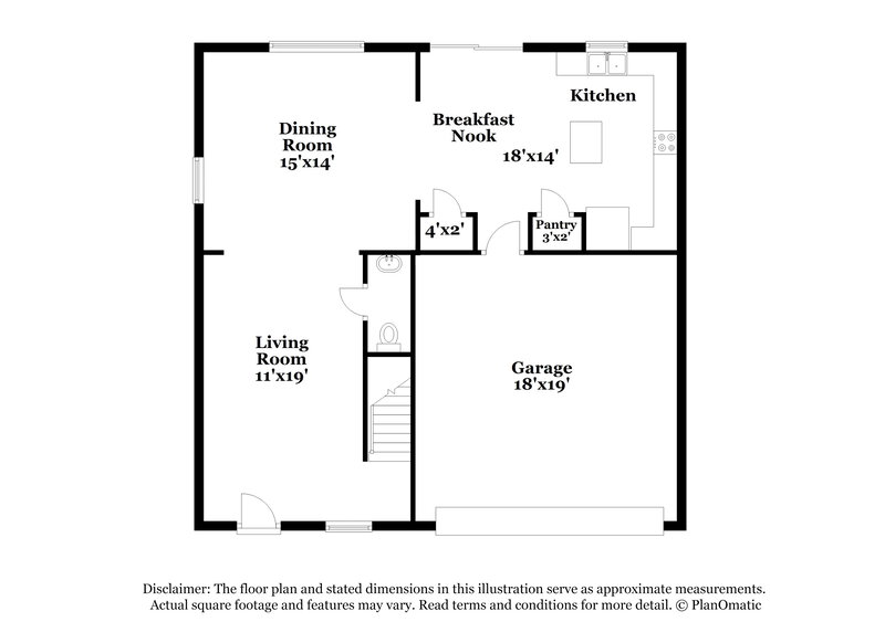 2,030/Mo, 8011 Spiderlily Ct Zebulon, NC 27597 Floorplan View
